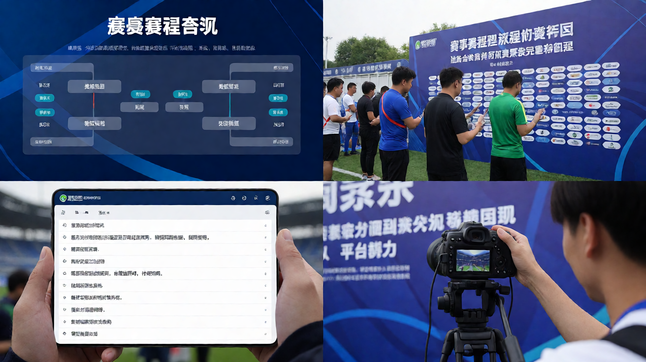 xk星空赛事赛程查询界面，展示多联赛赛程安排和淘汰赛对阵图